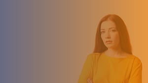 Person with neutral expression - landscape