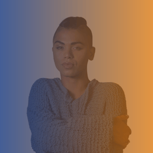 Person with neutral expression