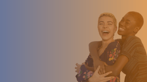 persons in gradient background
