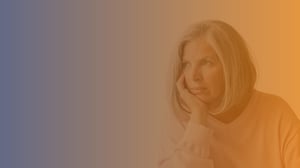 Woman with neutral expression