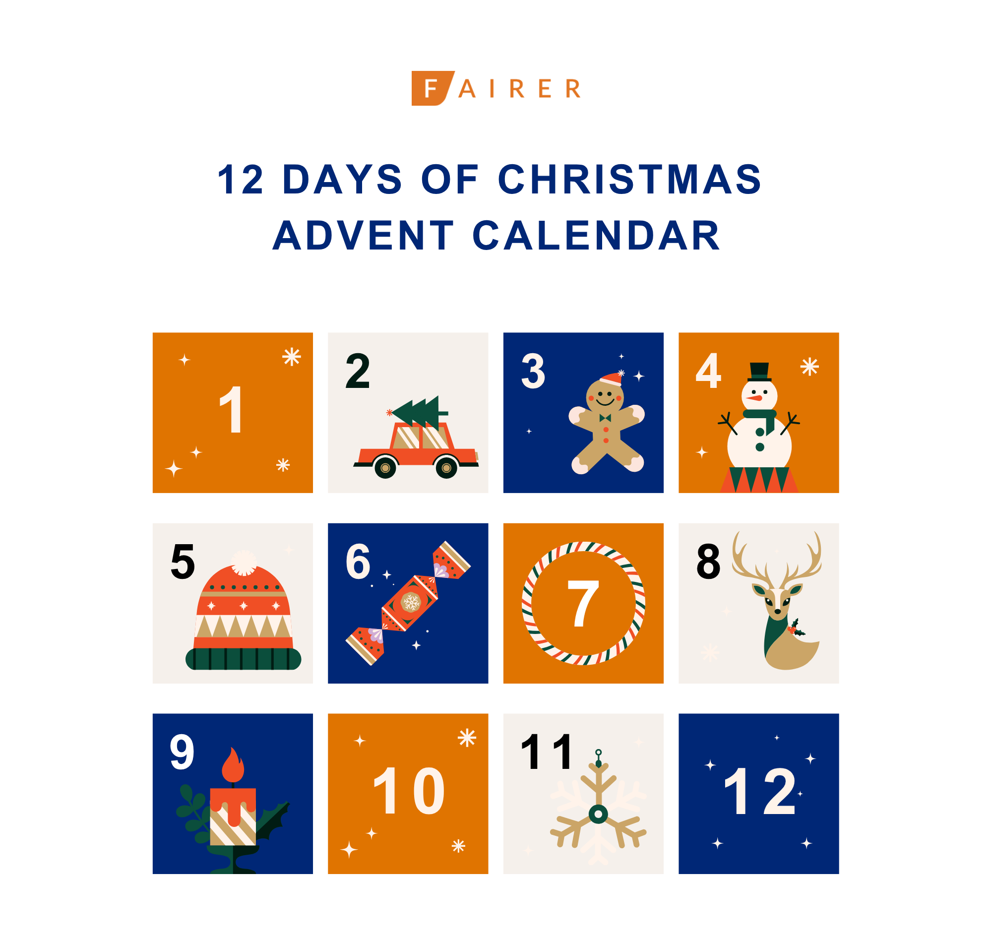 Fairer Consulting December Calendar